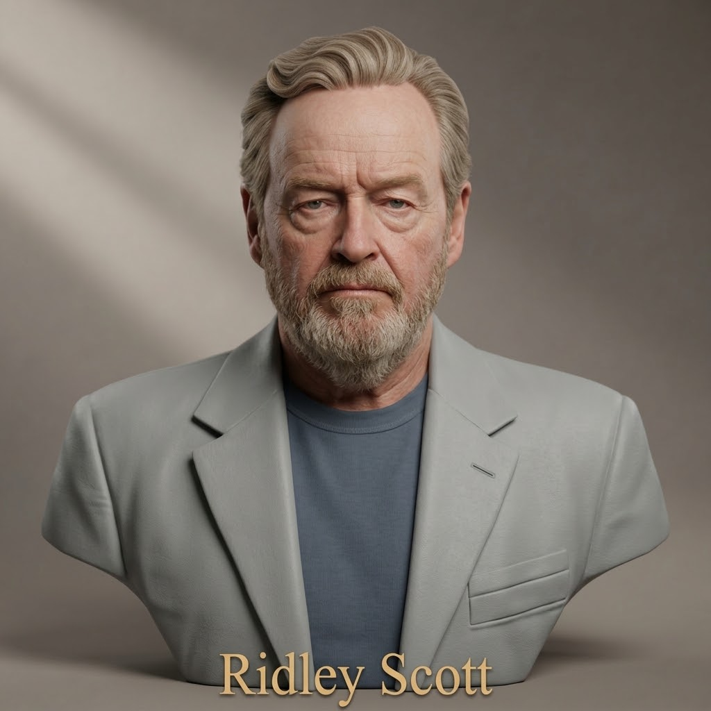 Ridley Scott Bust 3D Printable Model 3D Model