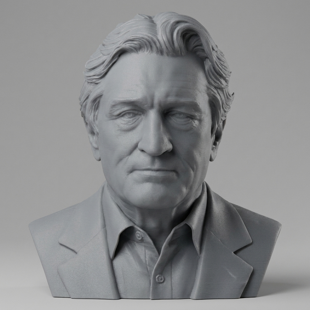Robert De Niro Bust 3D Model