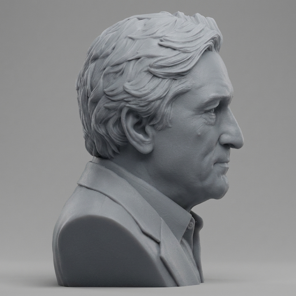 Robert De Niro Bust 3D Model
