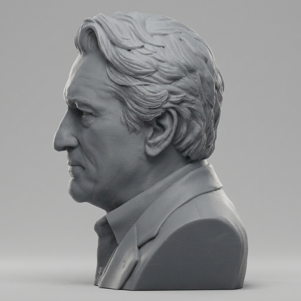 Robert De Niro Bust 3D Model