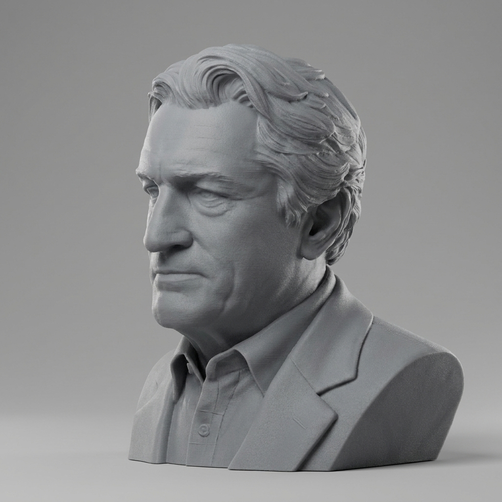 Robert De Niro Bust 3D Model
