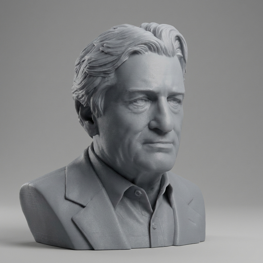 Robert De Niro Bust 3D Model