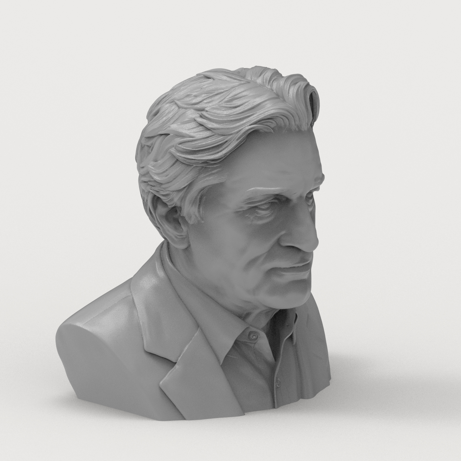Robert De Niro Bust 3D Model