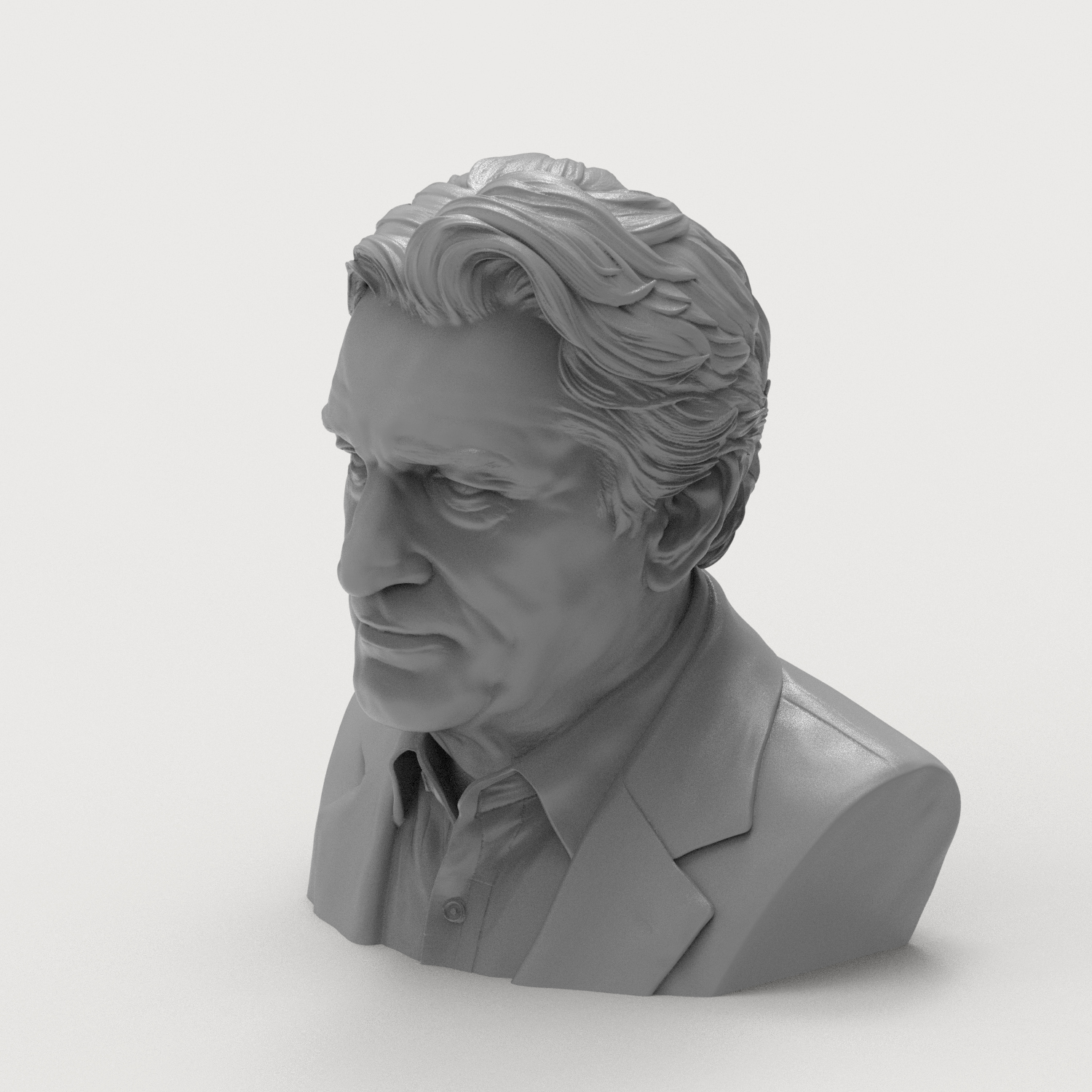 Robert De Niro Bust 3D Model