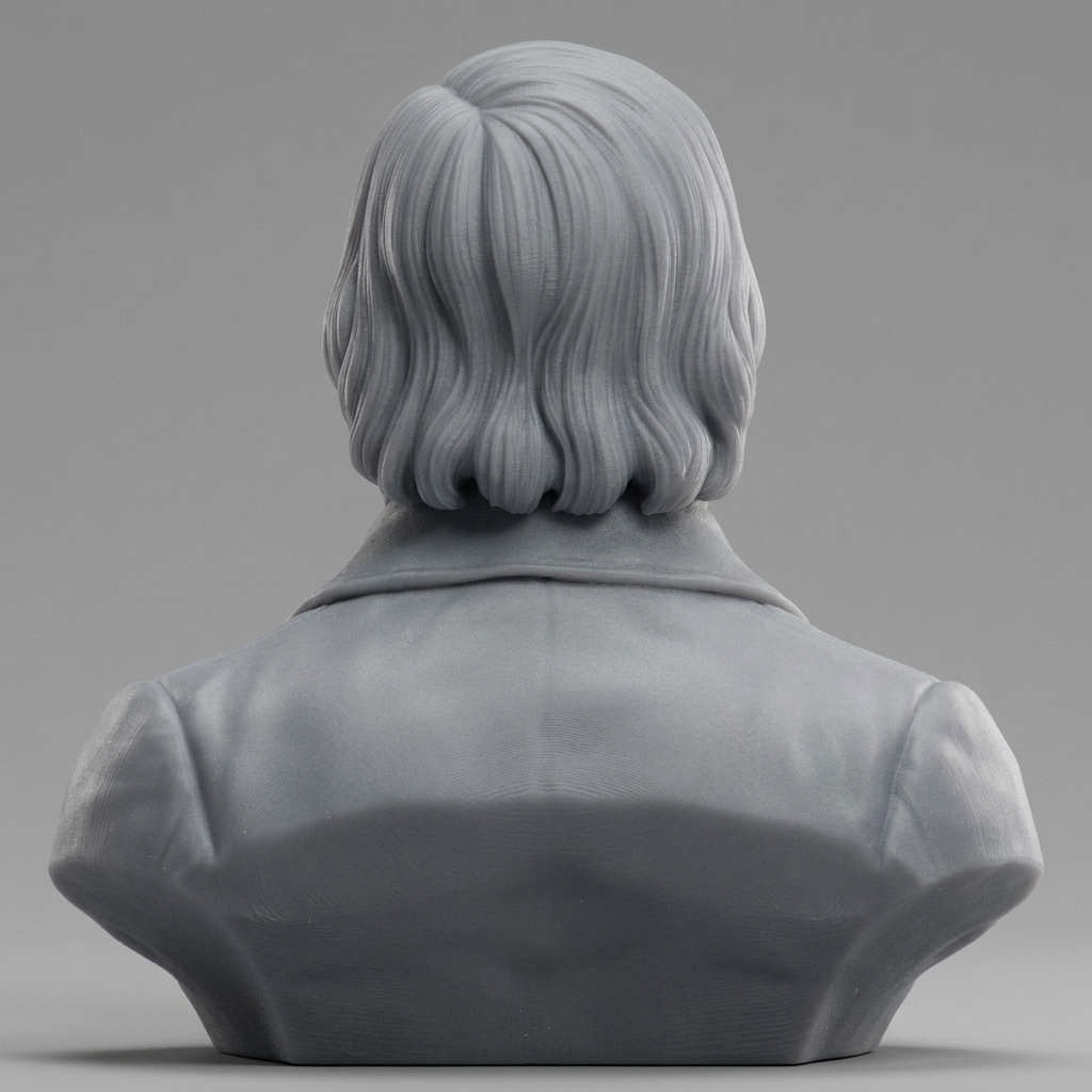 Robert Schumann 3D Printable Bust 3D Model
