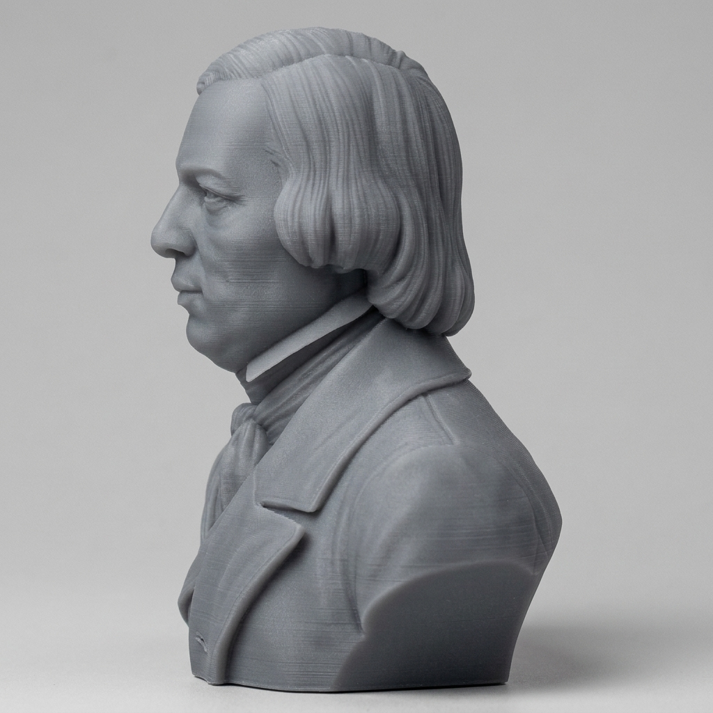 Robert Schumann 3D Printable Bust 3D Model