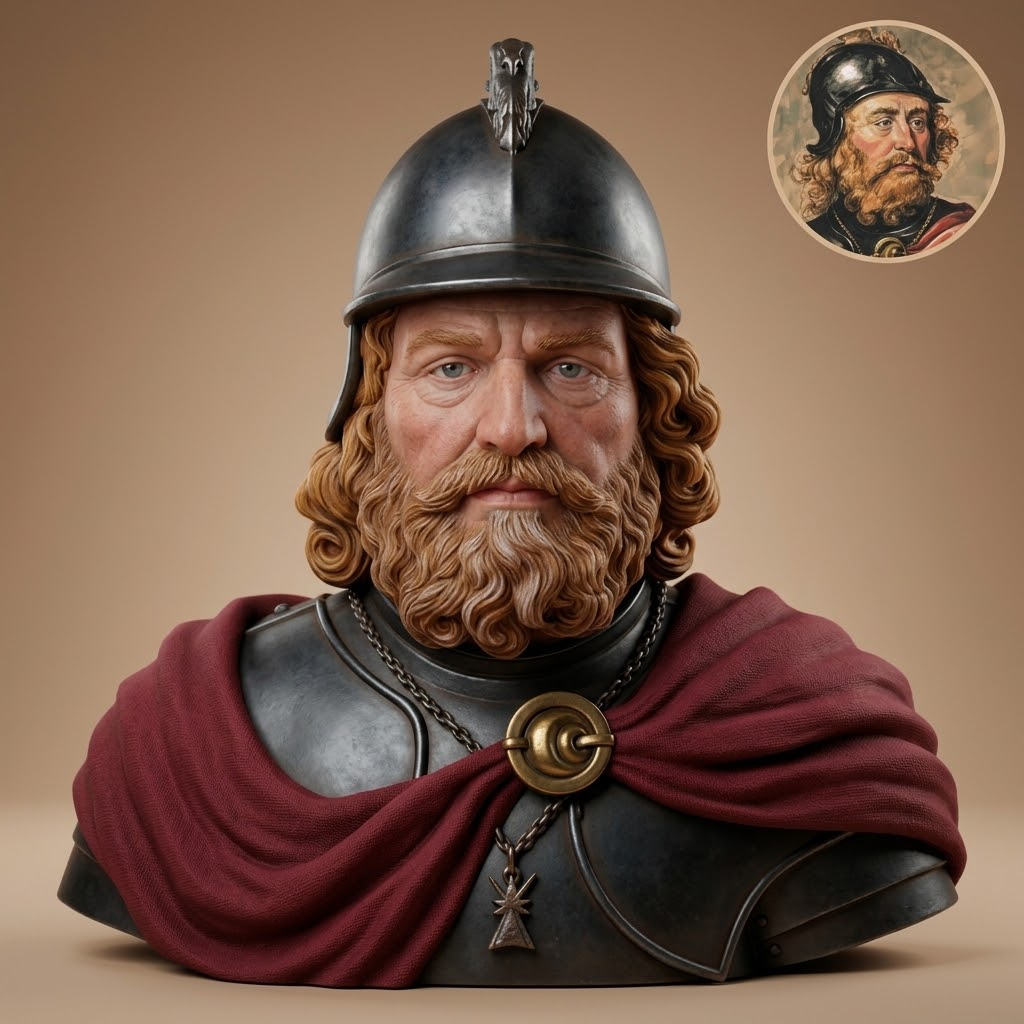 Robert the Bruce King 3D Printable Bust 3D Model