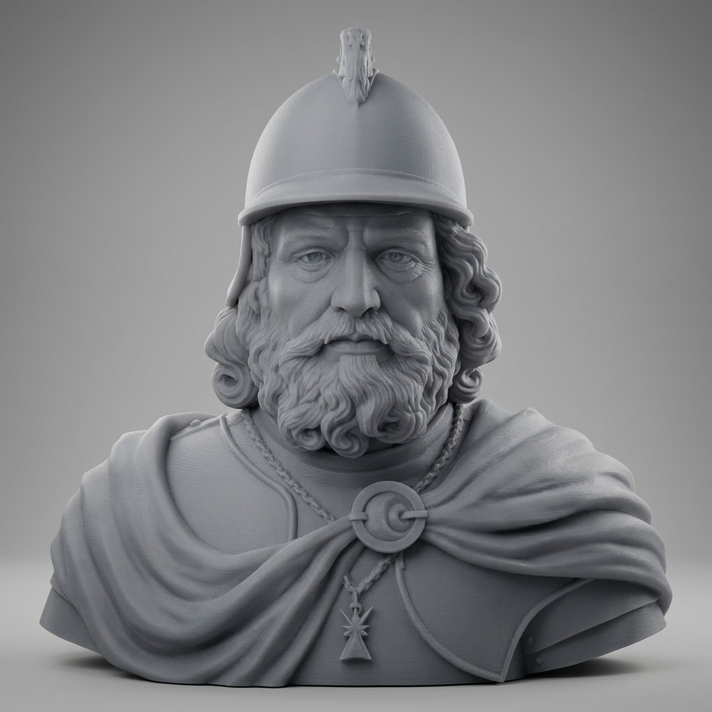 Robert the Bruce King 3D Printable Bust 3D Model