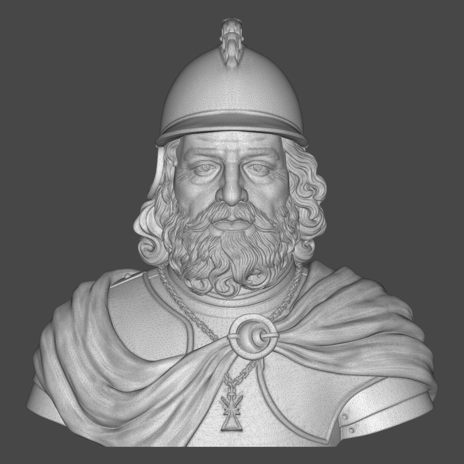 Robert the Bruce King 3D Printable Bust 3D Model