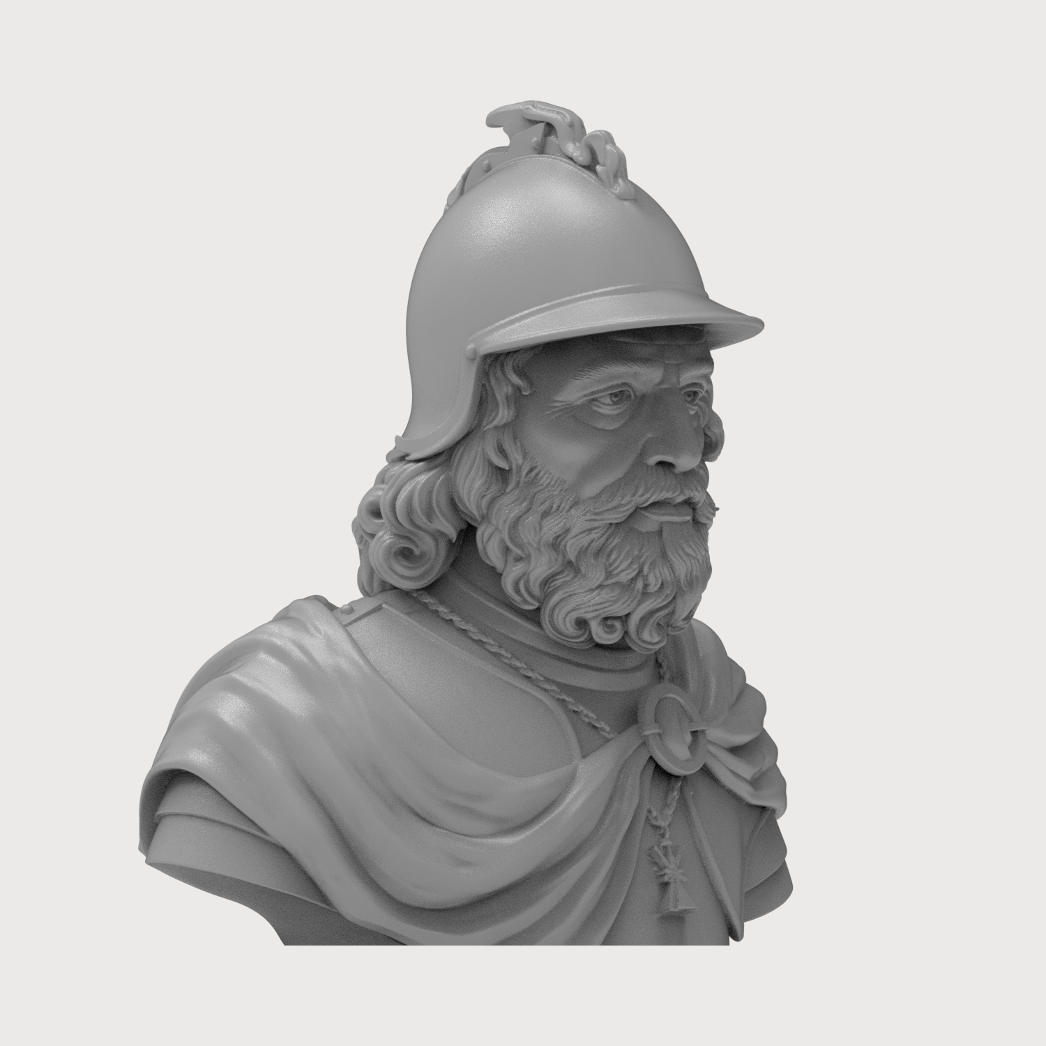 Robert the Bruce King 3D Printable Bust 3D Model