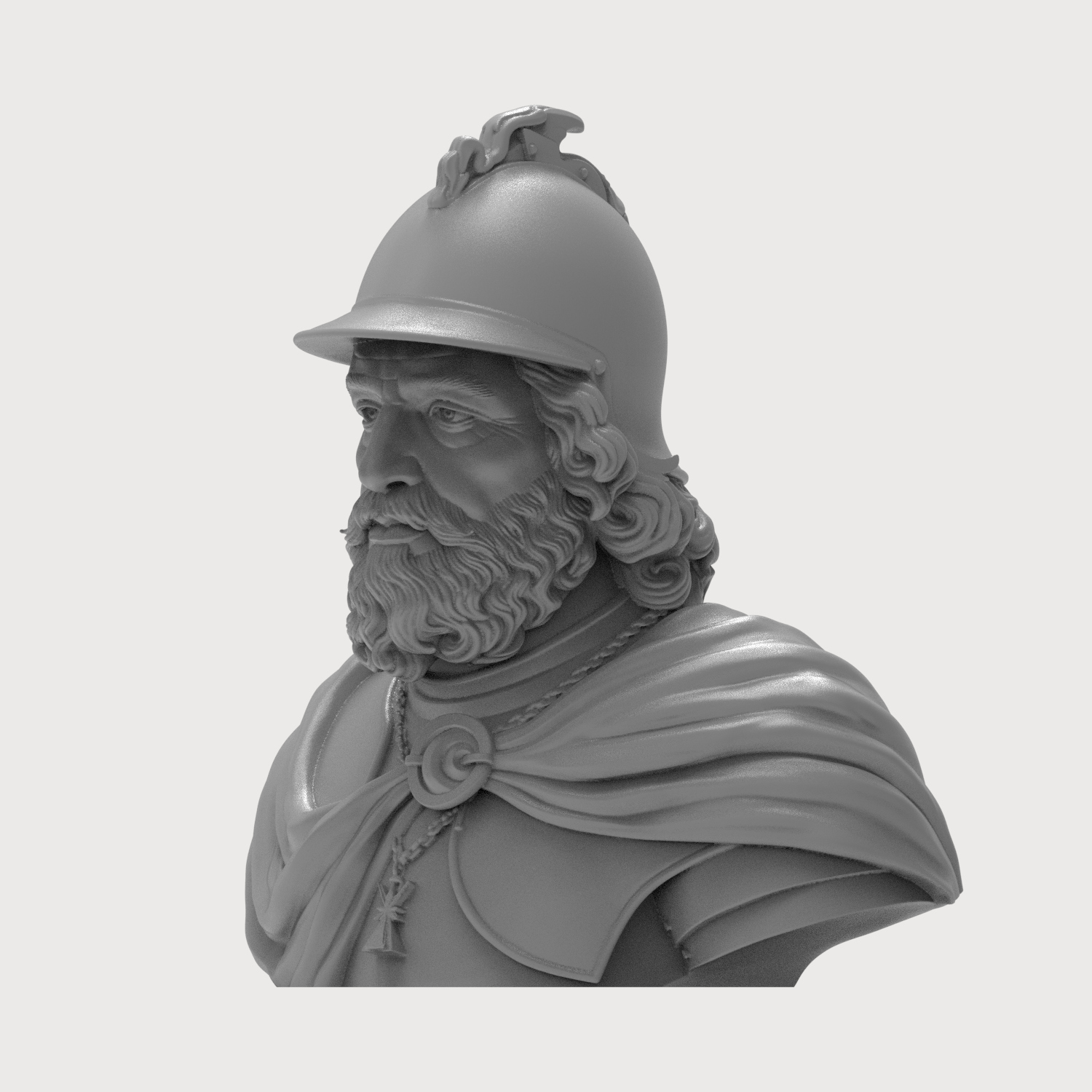 Robert the Bruce King 3D Printable Bust 3D Model