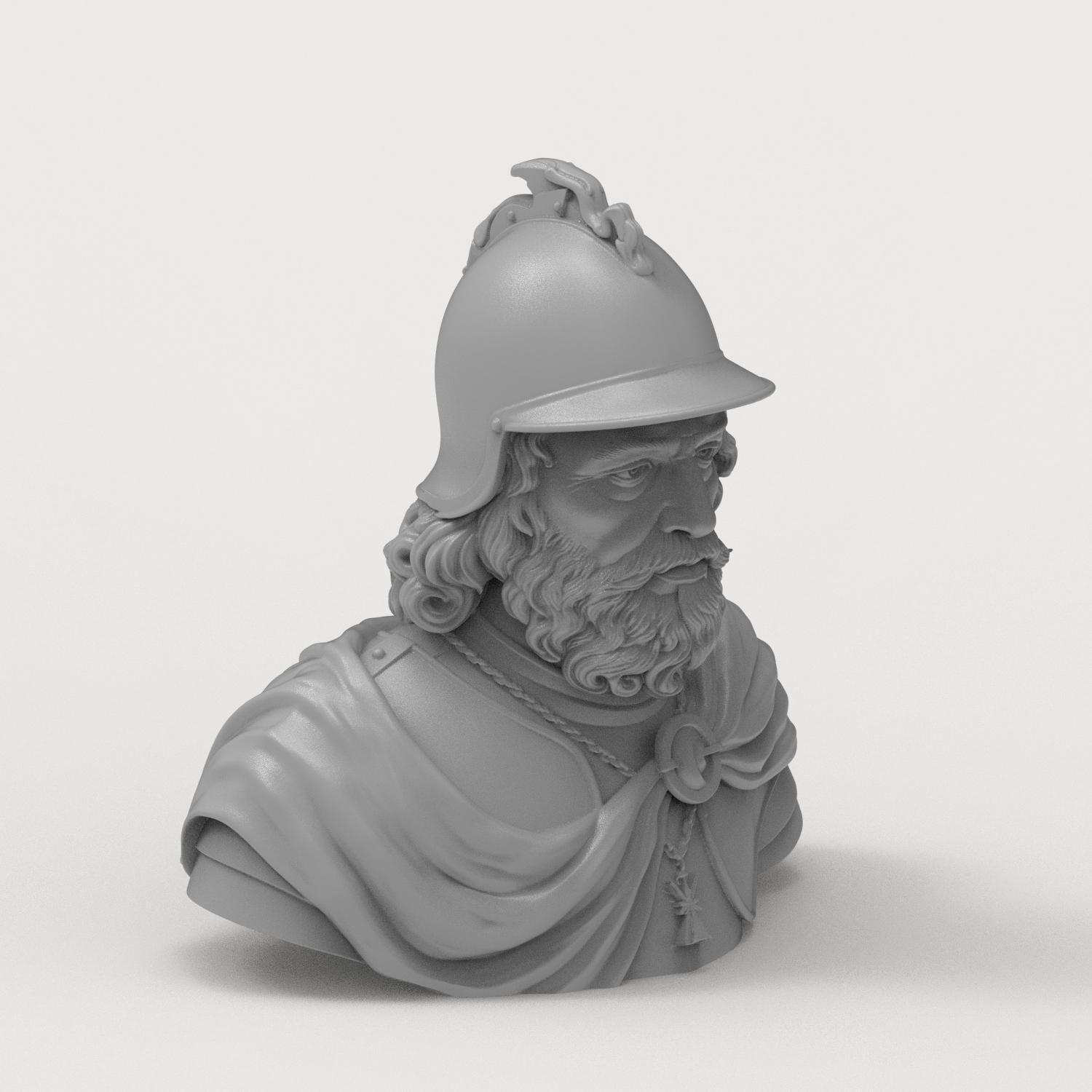 Robert the Bruce King 3D Printable Bust 3D Model