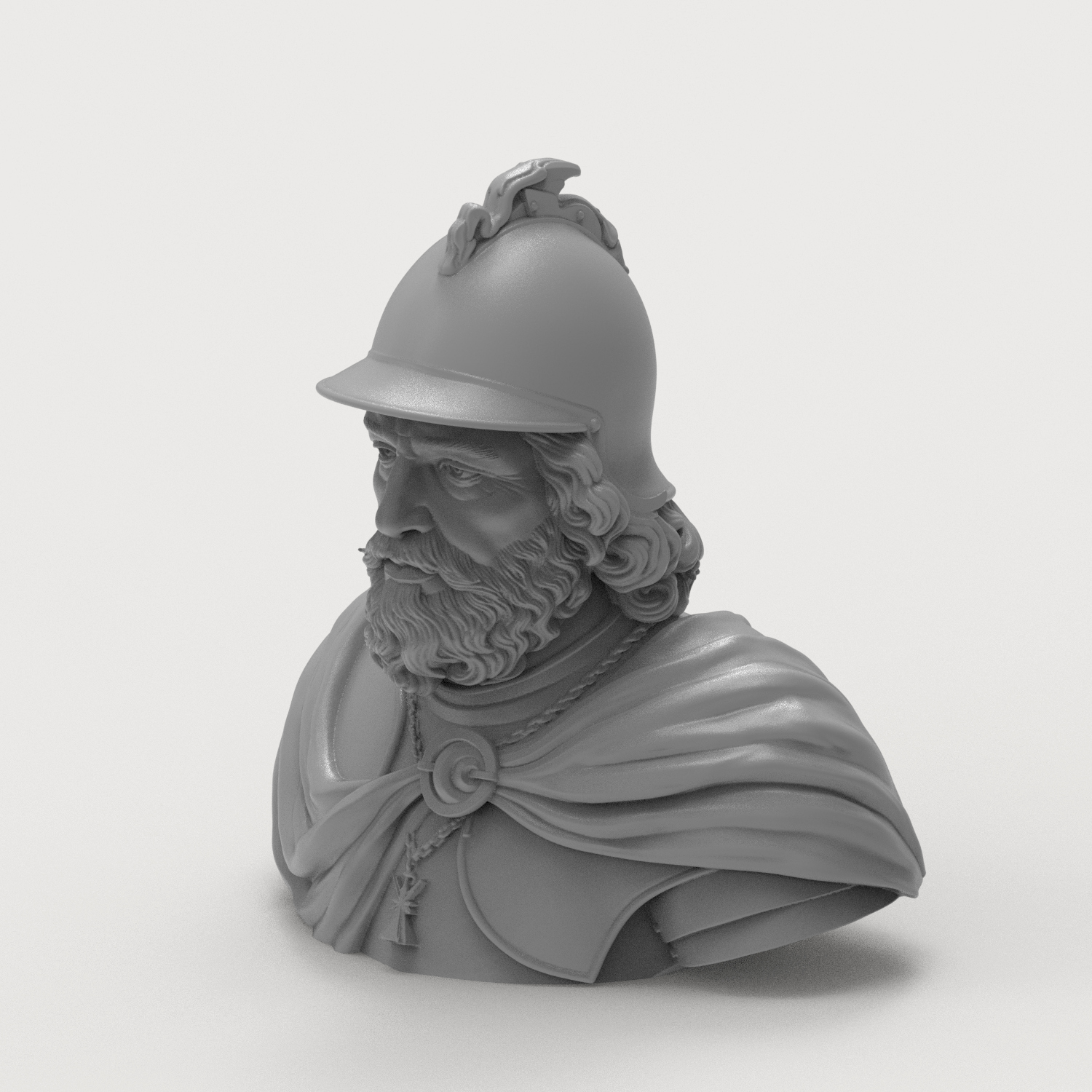 Robert the Bruce King 3D Printable Bust 3D Model