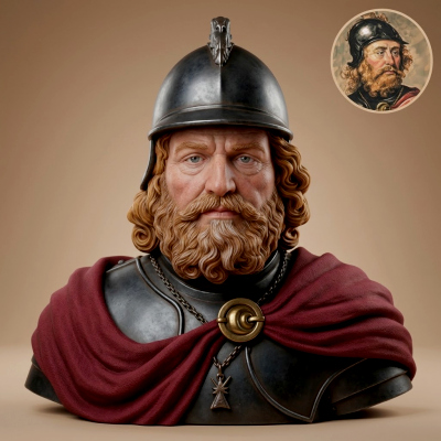 Robert the Bruce King 3D Printable Bust 3D Model