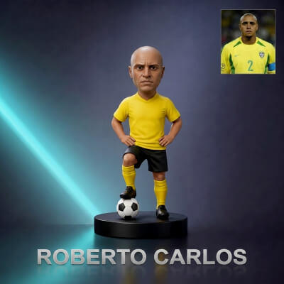 Roberto Carlos Footballer Figurine 3D Print Model