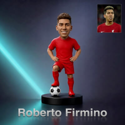 Roberto Firmino Footballer Figurine 3D Print Model