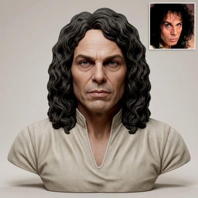 Ronnie James Dio 3D Printable Bust