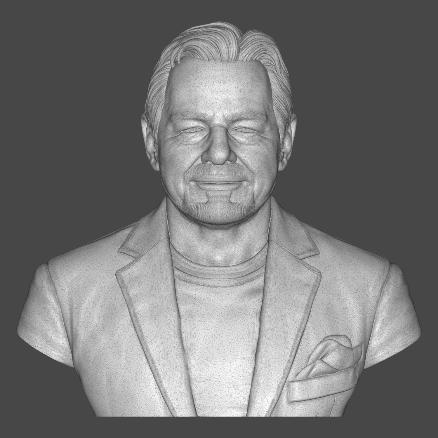 Rowdy Roddy Piper Bust 3D Print Model 3D Model