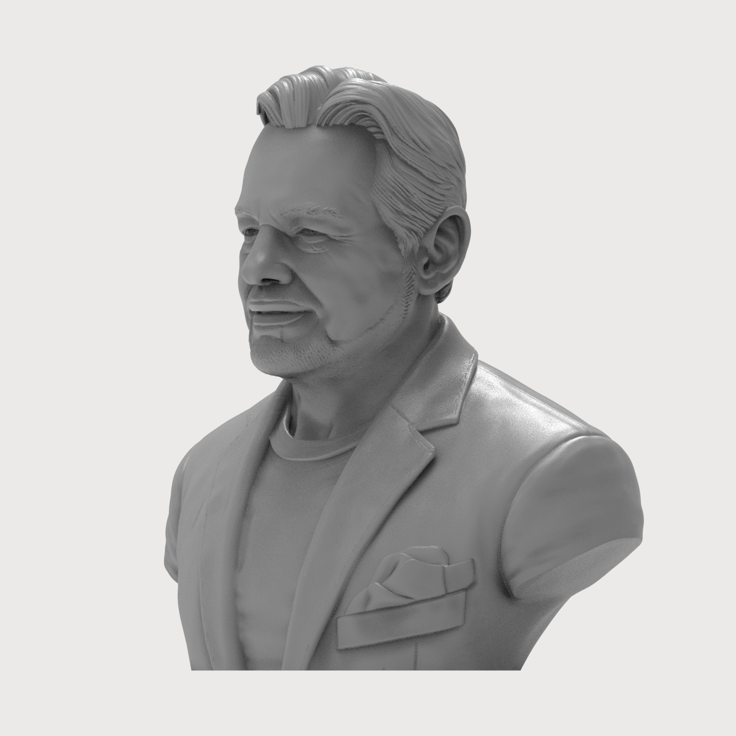 Rowdy Roddy Piper Bust 3D Print Model 3D Model