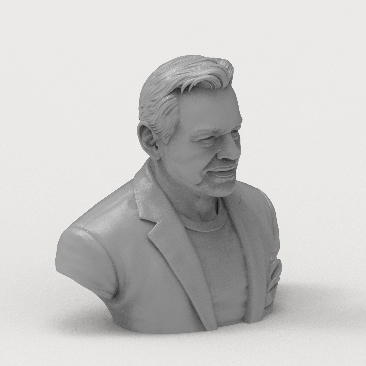 Rowdy Roddy Piper Bust 3D Print Model 3D Model