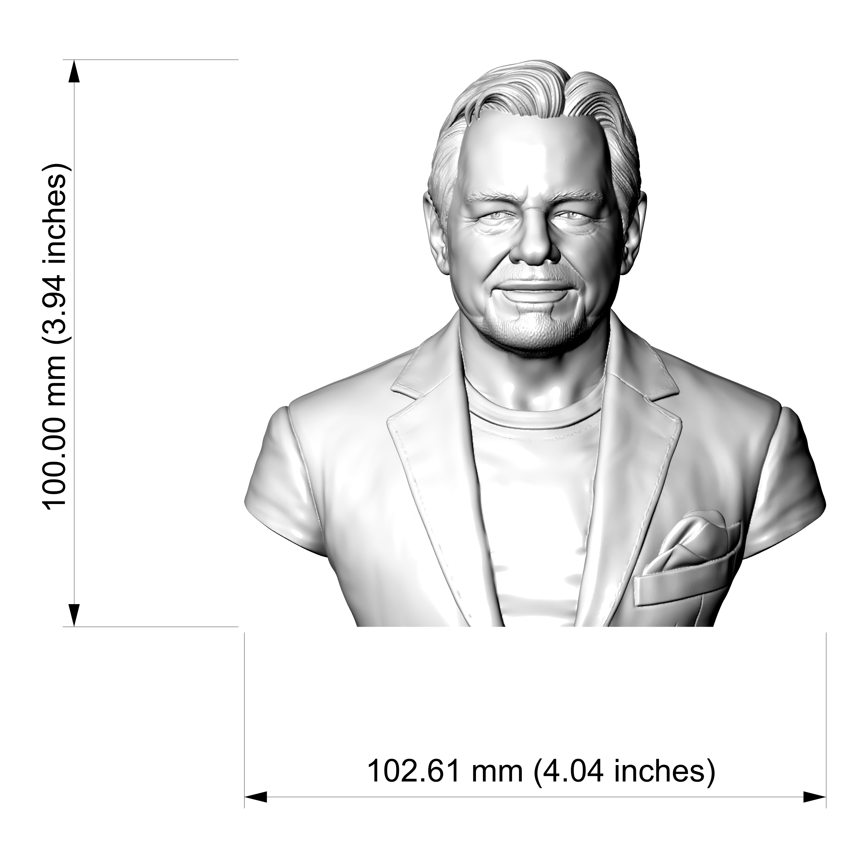 Rowdy Roddy Piper Bust 3D Print Model 3D Model