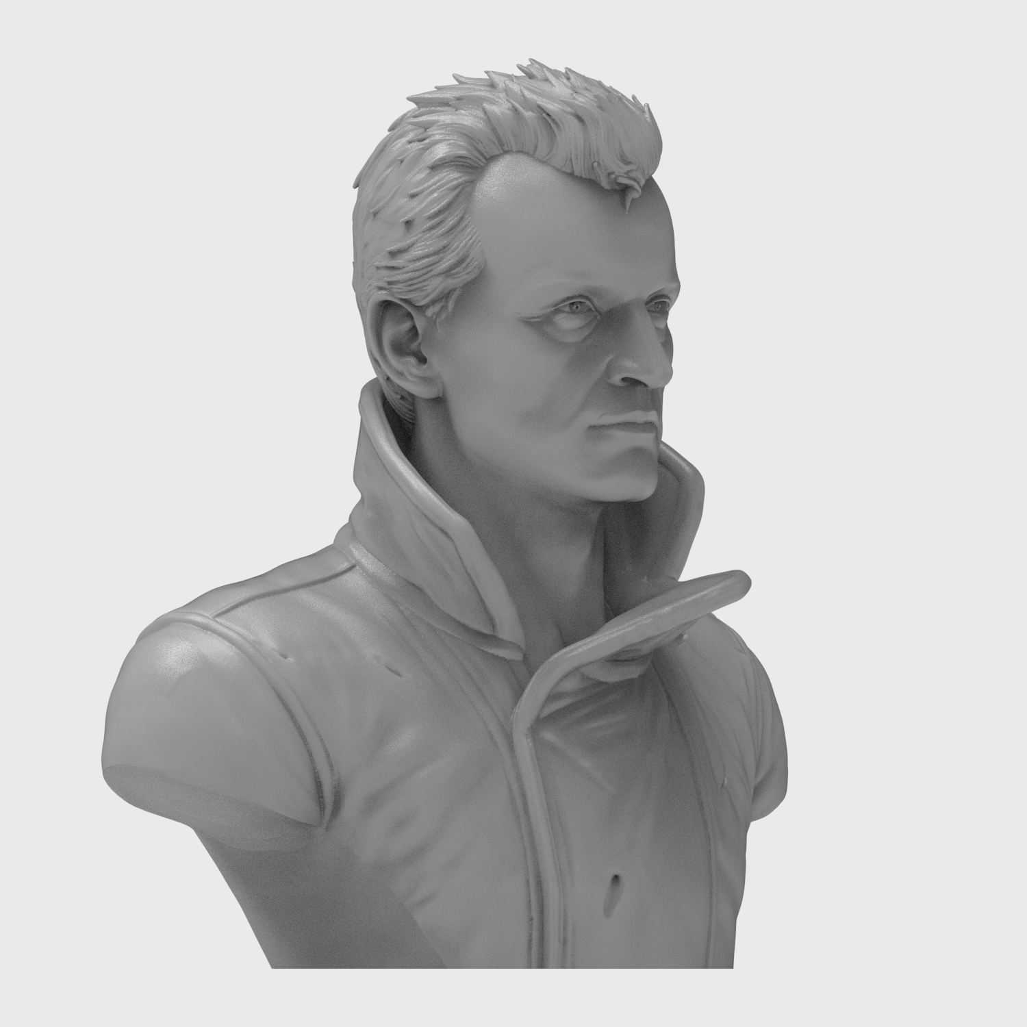 Roy Batty Blade Runner 3D Printable Bust 3D Model