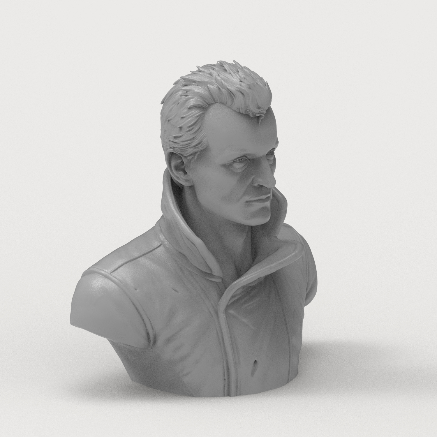 Roy Batty Blade Runner 3D Printable Bust 3D Model