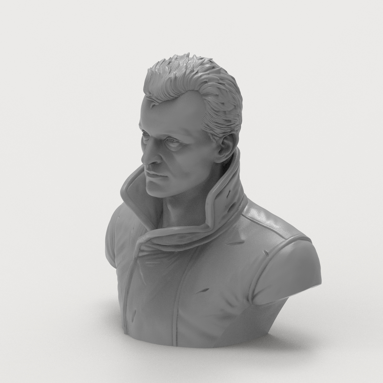 Roy Batty Blade Runner 3D Printable Bust 3D Model