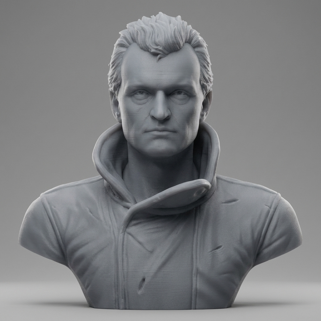Roy Batty Blade Runner 3D Printable Bust 3D Model