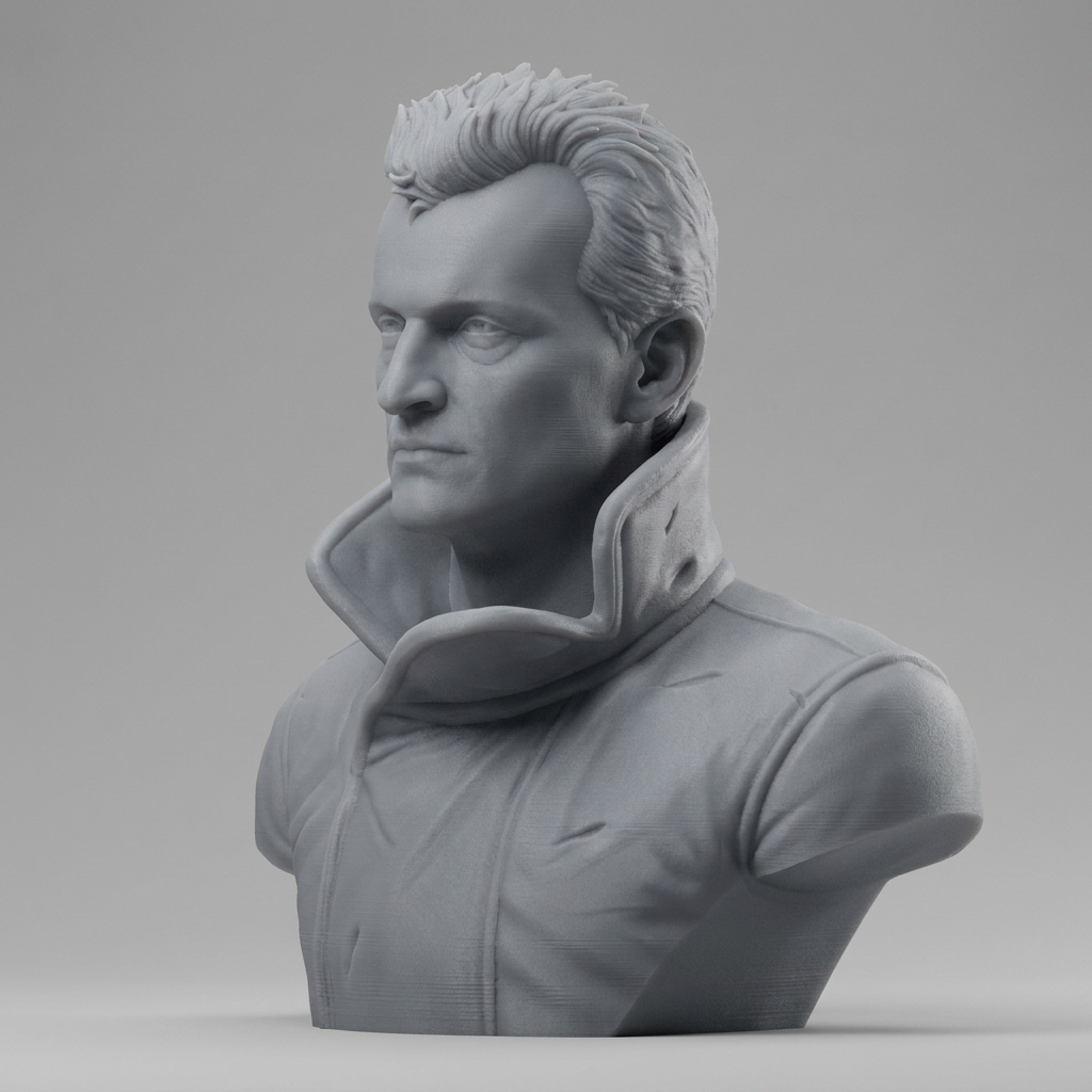 Roy Batty Blade Runner 3D Printable Bust 3D Model