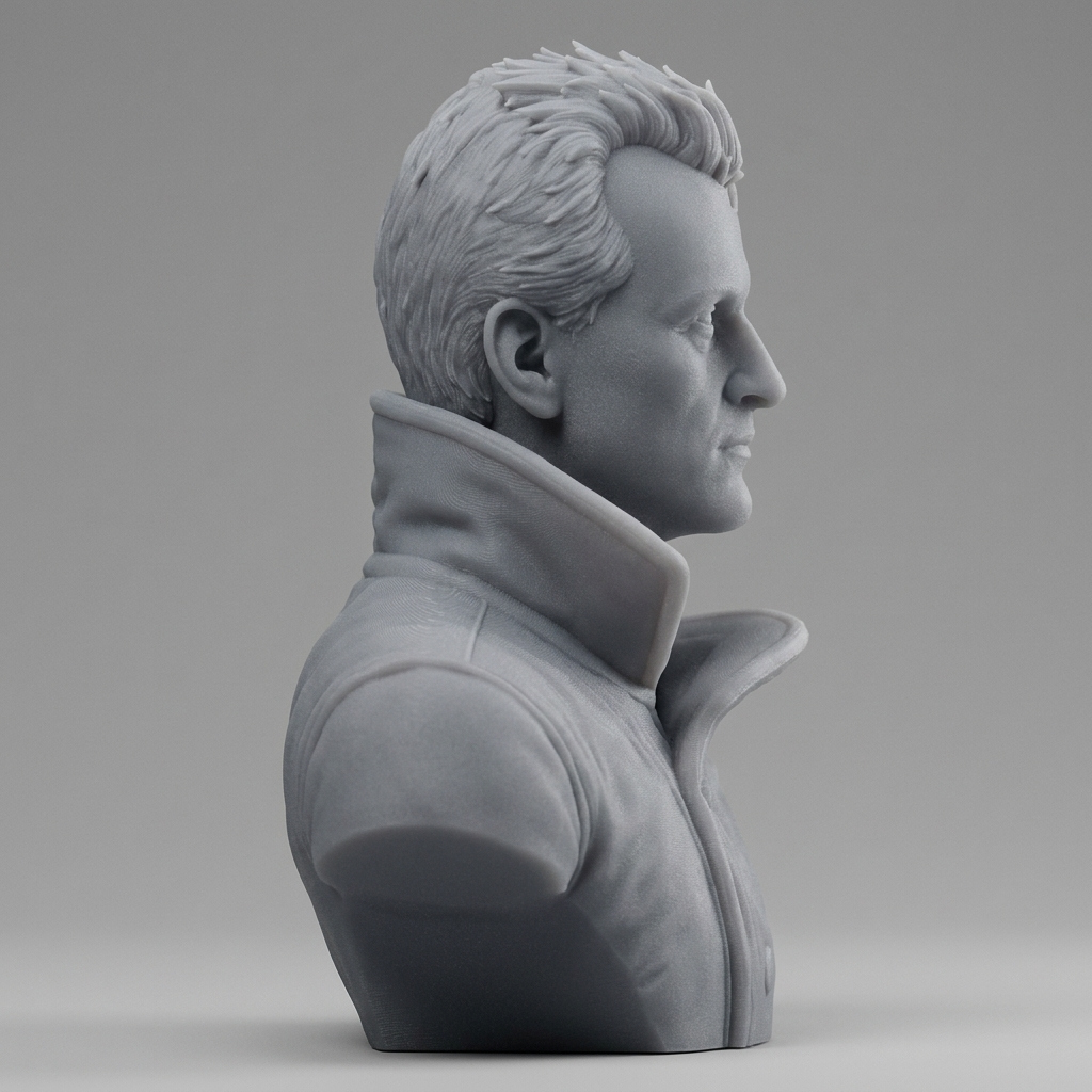 Roy Batty Blade Runner 3D Printable Bust 3D Model