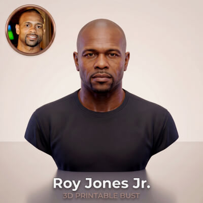 Roy Jones Jr Boxing Champion Bust
