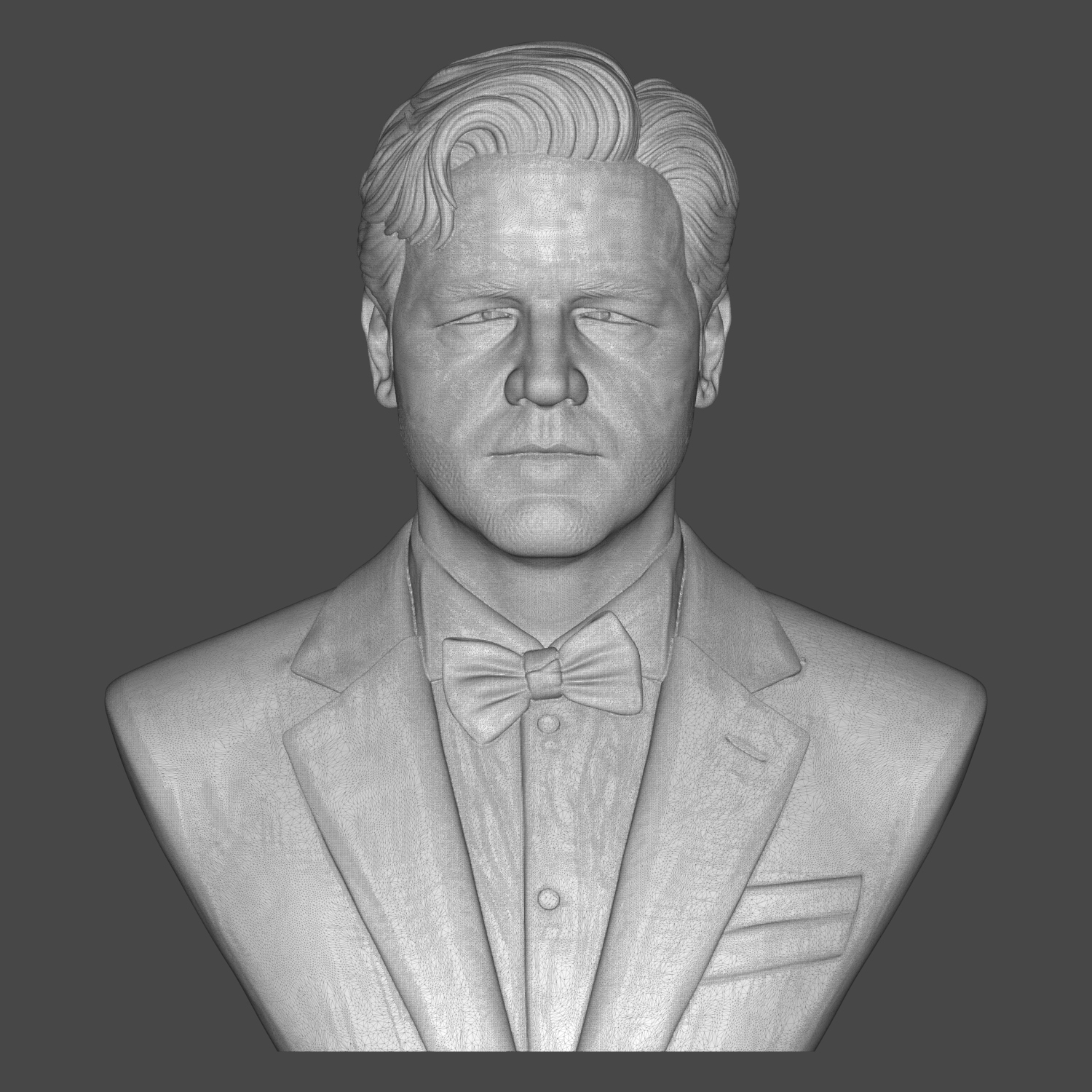Russell Crowe 3D Printable Bust 3D Model