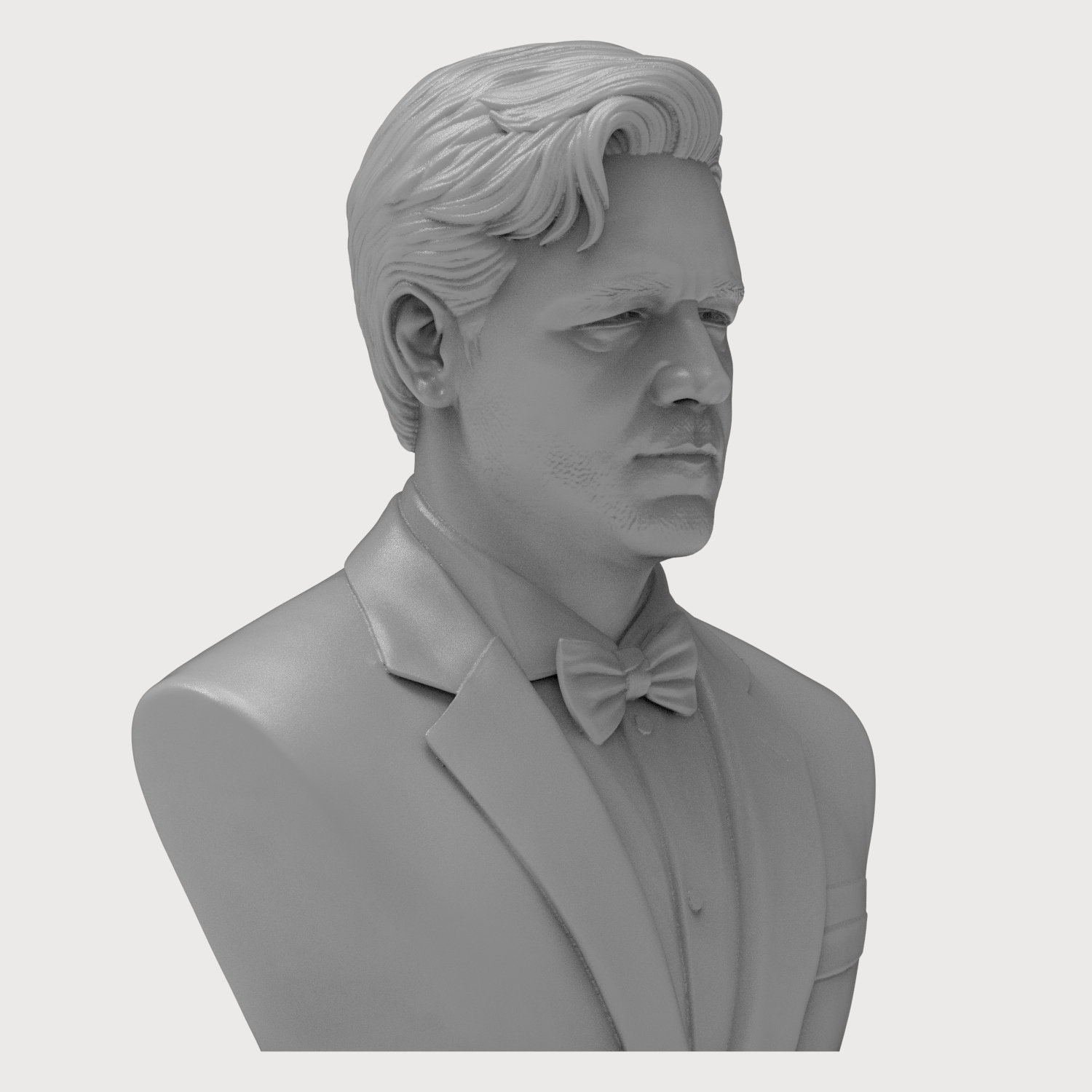 Russell Crowe 3D Printable Bust 3D Model