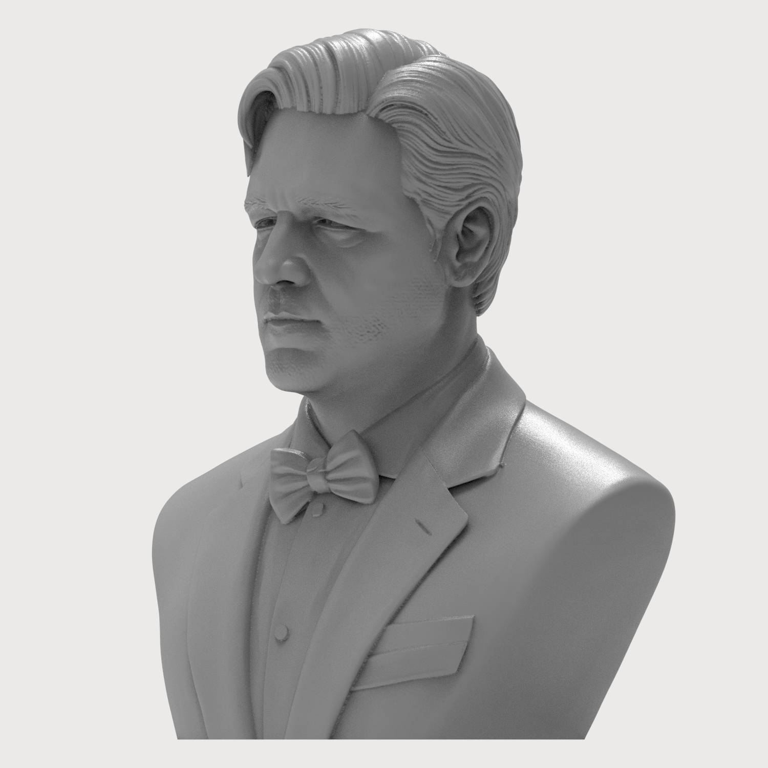Russell Crowe 3D Printable Bust 3D Model