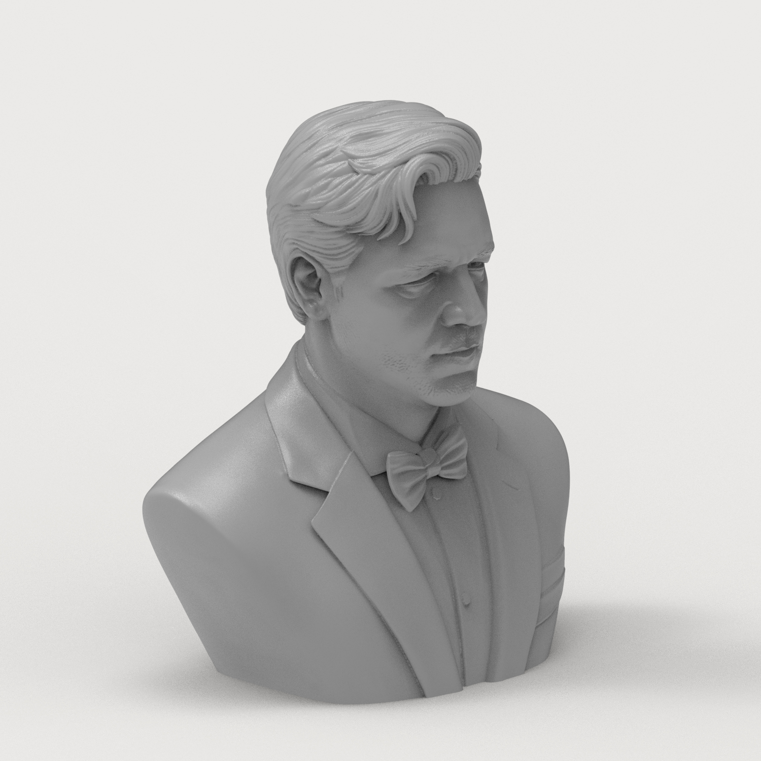 Russell Crowe 3D Printable Bust 3D Model