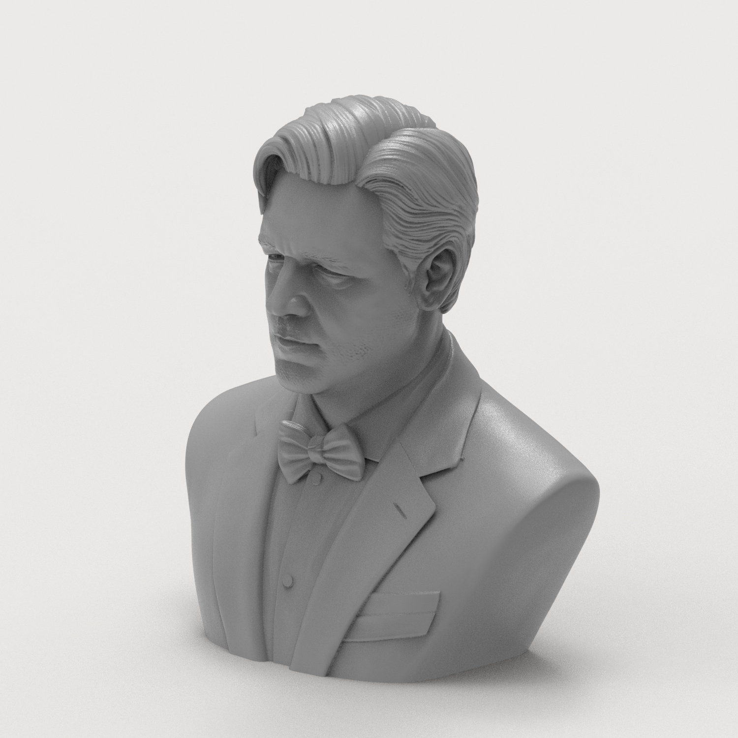 Russell Crowe 3D Printable Bust 3D Model