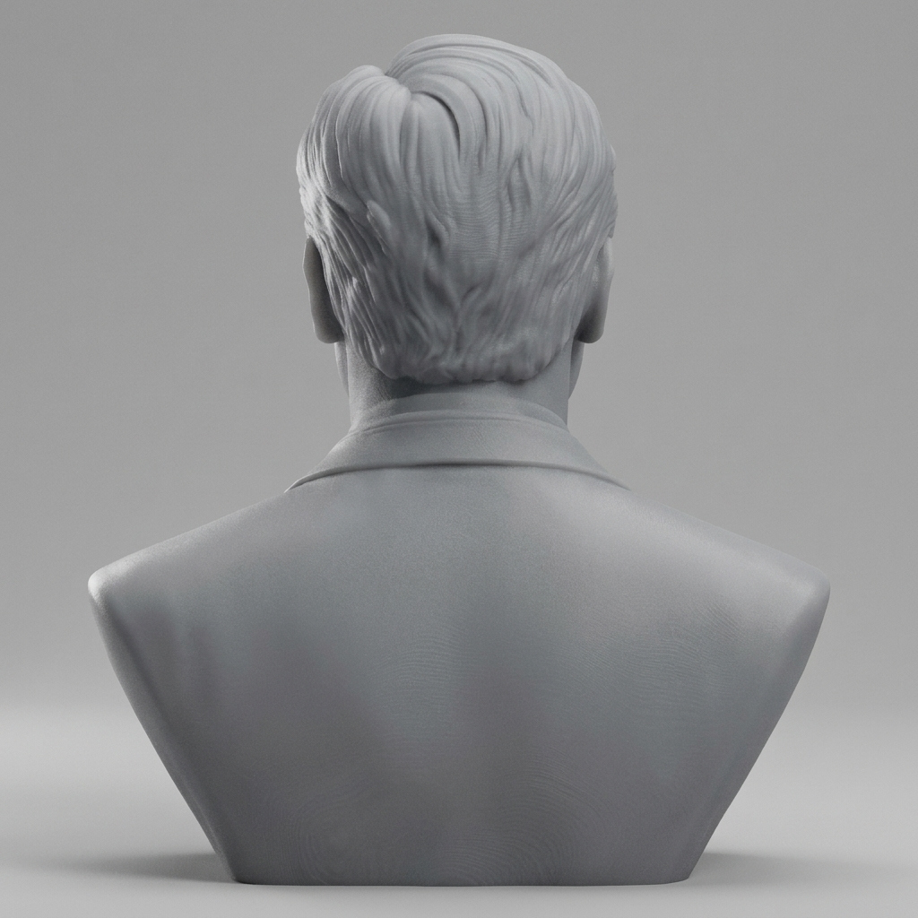 Russell Crowe 3D Printable Bust 3D Model