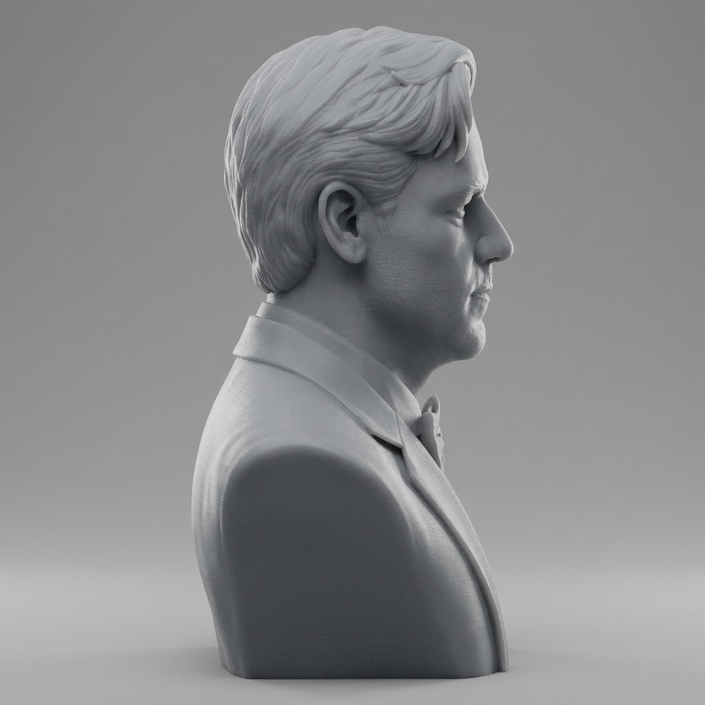 Russell Crowe 3D Printable Bust 3D Model