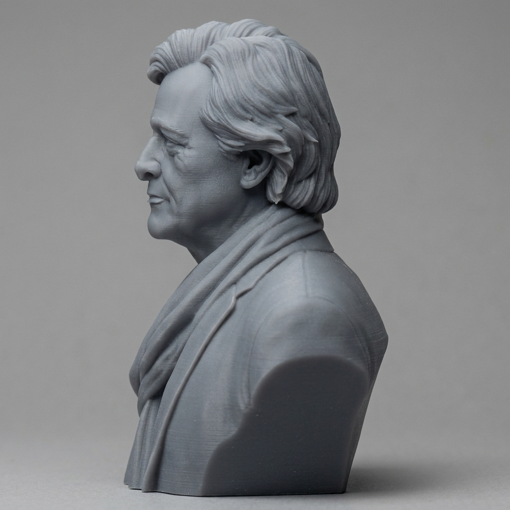 Rutger Hauer Portrait Bust 3D Printable 3D Model