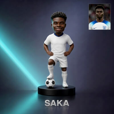 Saka Footballer Figurine 3D Print Model