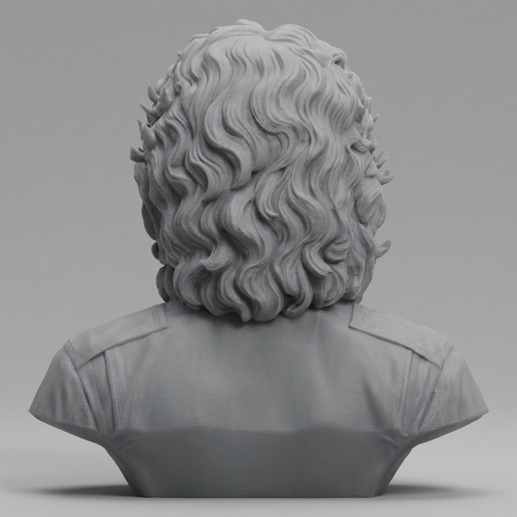 Sally Ride US Astronaut Bust 3D Model