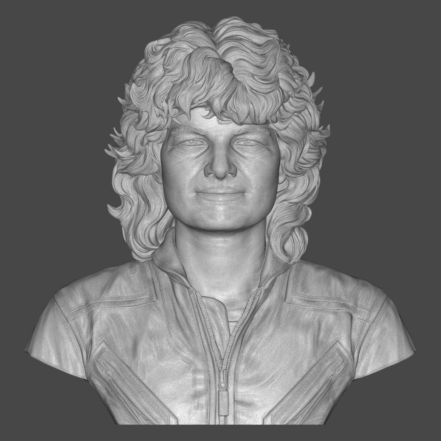 Sally Ride US Astronaut Bust 3D Model