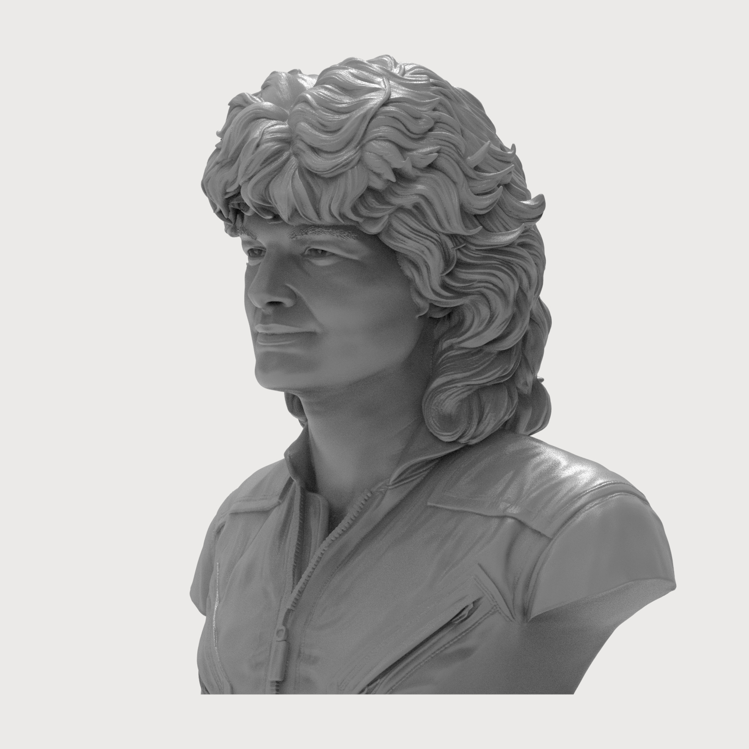 Sally Ride US Astronaut Bust 3D Model
