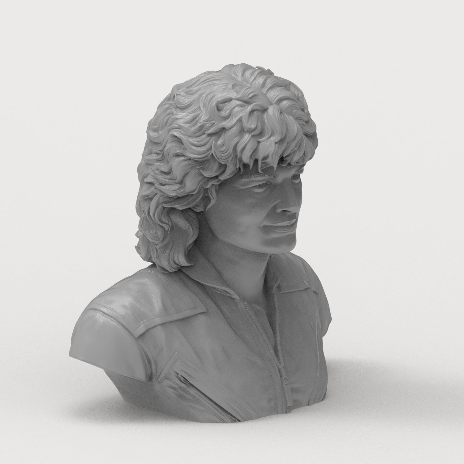 Sally Ride US Astronaut Bust 3D Model