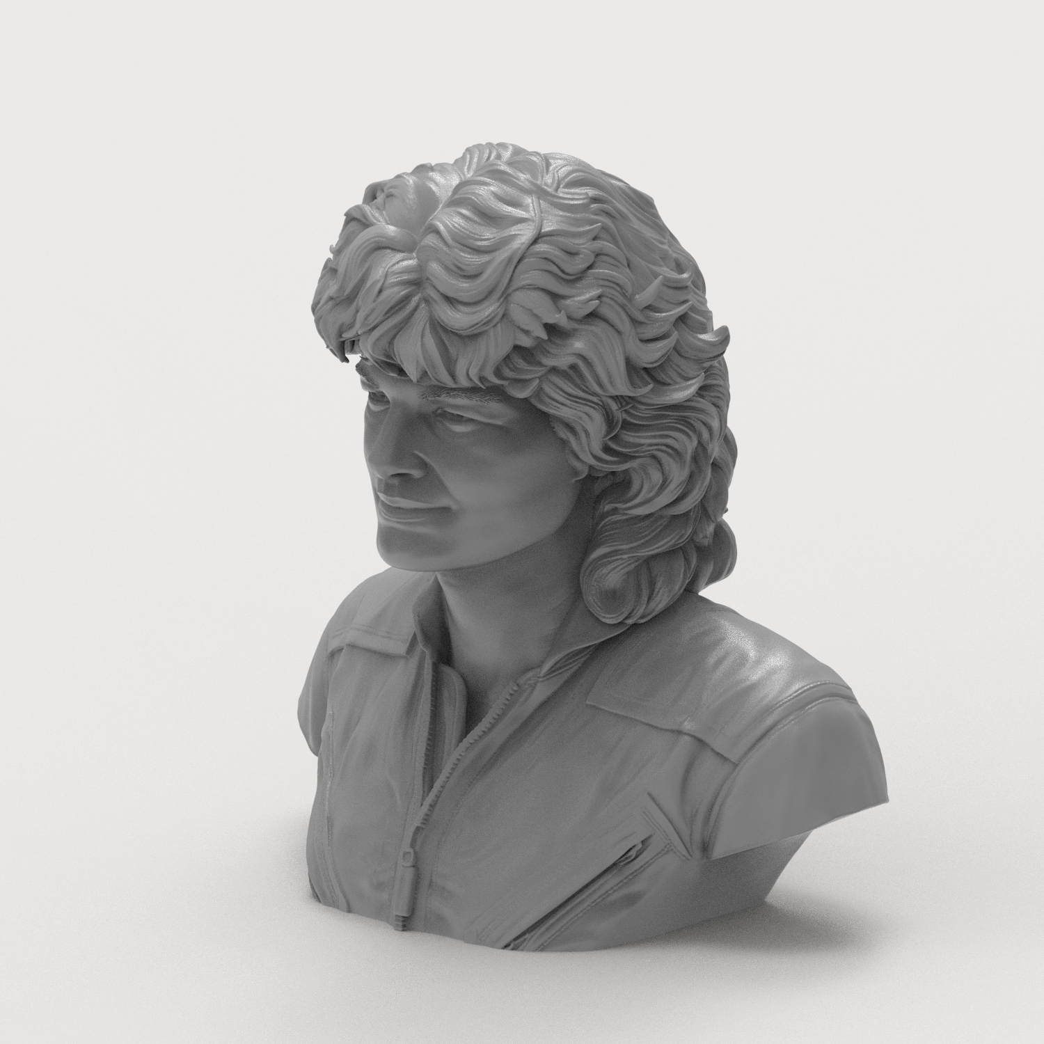 Sally Ride US Astronaut Bust 3D Model
