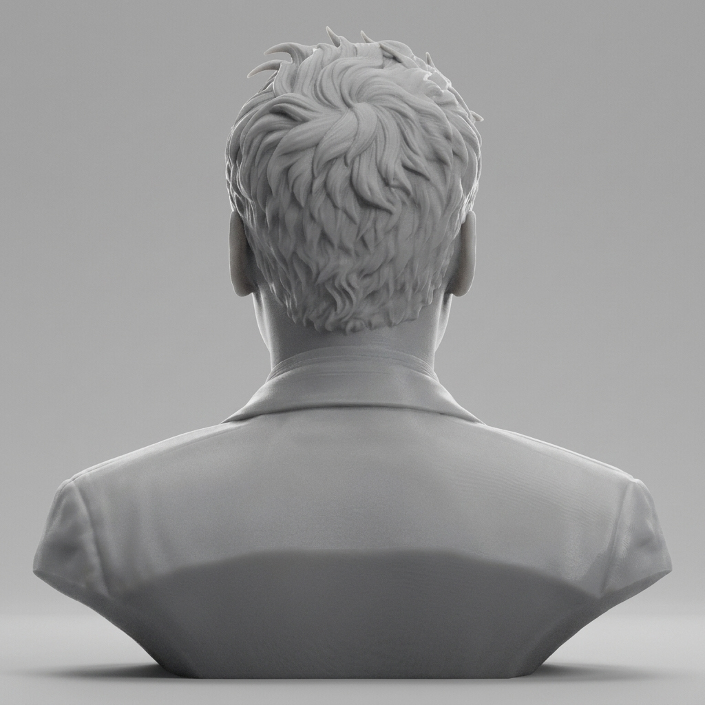 Sam Altman Portrait Bust 3D Printable 3D Model