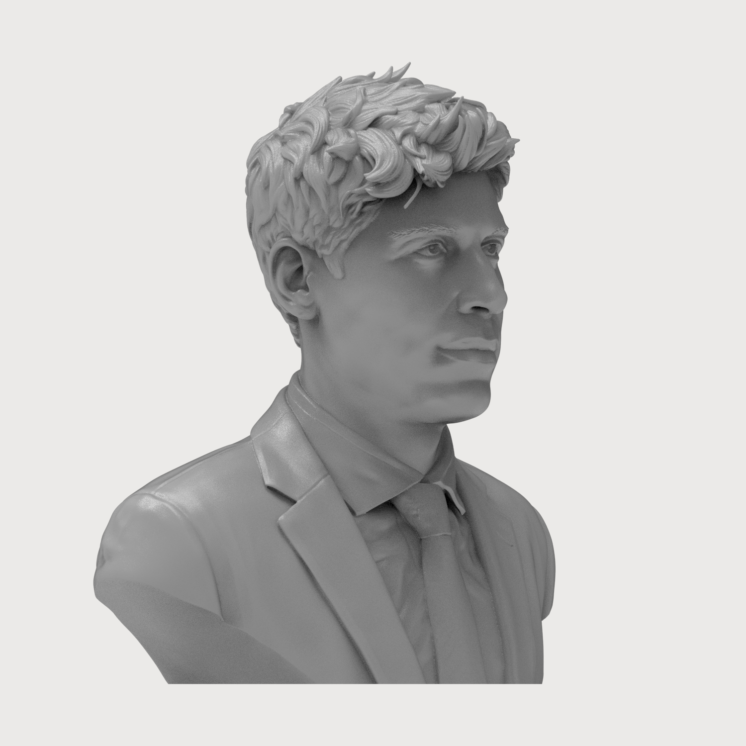 Sam Altman Portrait Bust 3D Printable 3D Model