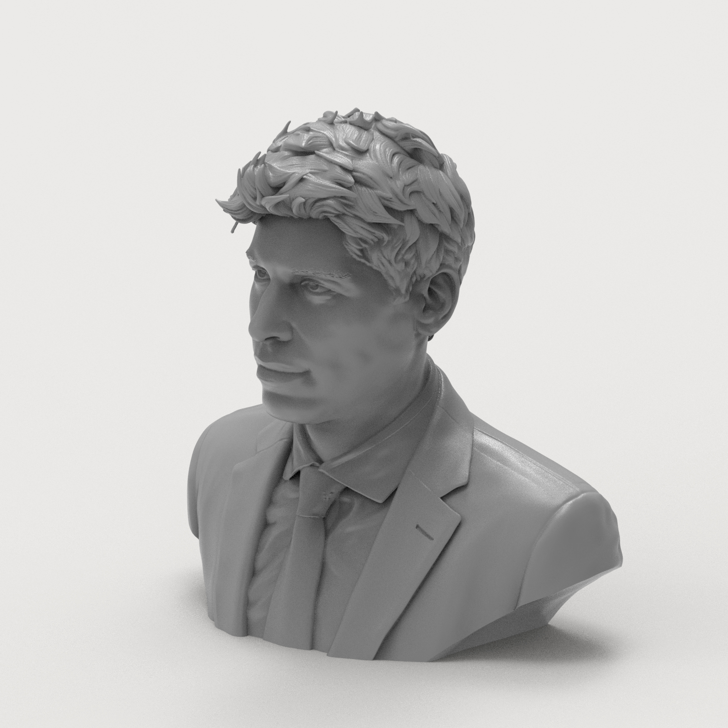 Sam Altman Portrait Bust 3D Printable 3D Model
