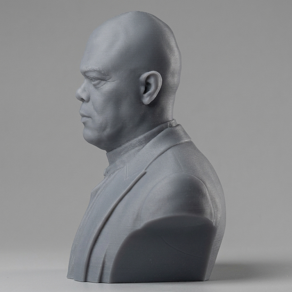 Samuel L. Jackson 3D Printable Bust 3D Model